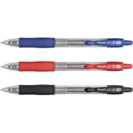Pilot Pilot PIL31278BD G2 Ultra Fine Retractable Pens; Blue PIL31278BD